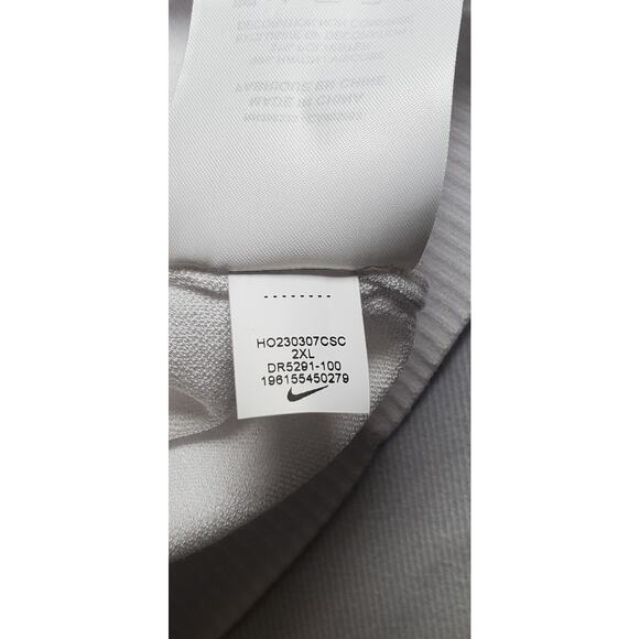 Nike Size XXL Tiger Woods TW Knit Golf Pullover Sweater White DR5291 100 CA6 - Picture 9 of 11